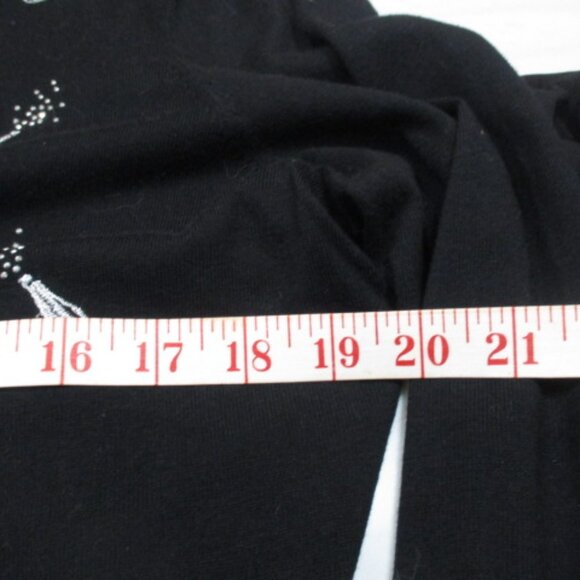 Talbots Black Champagne Button Down Sweater Ladies Large - Picture 7 of 8